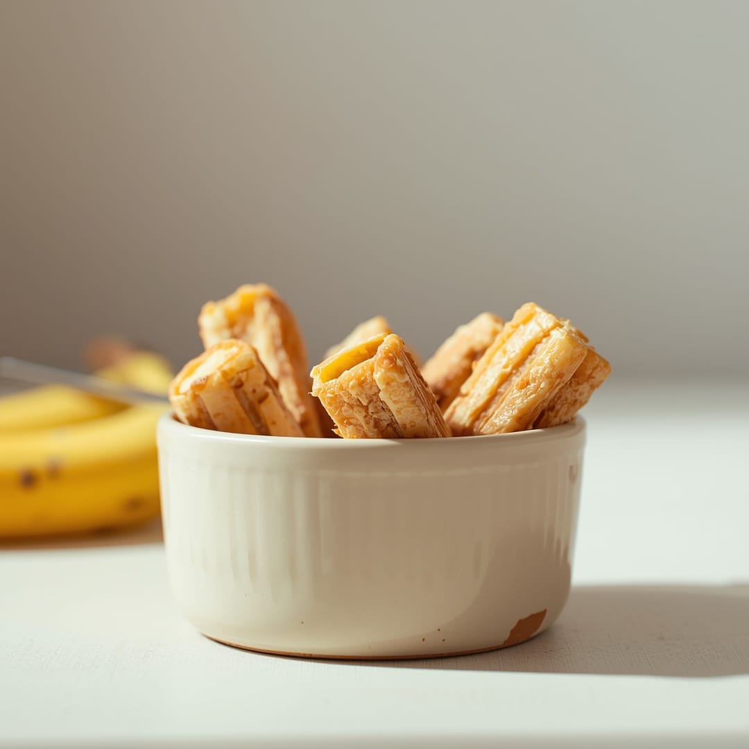 banana peanut butter dog chew sticks