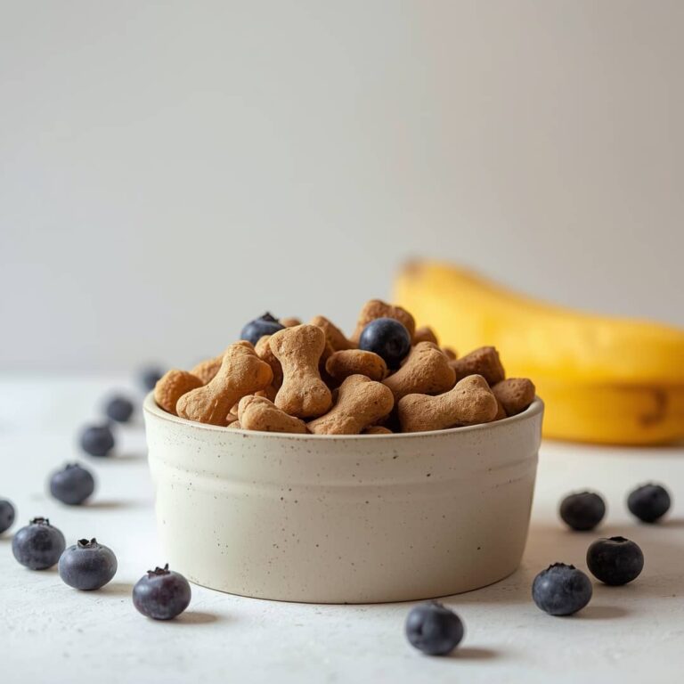 Curated visual reference: Visual Reference: Blueberry Banana Dog Treats
