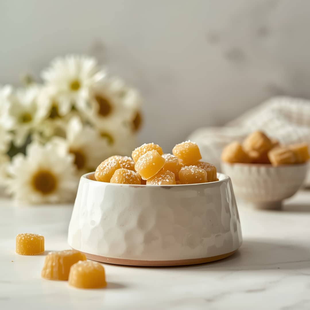 calming chamomile gummy dog treats