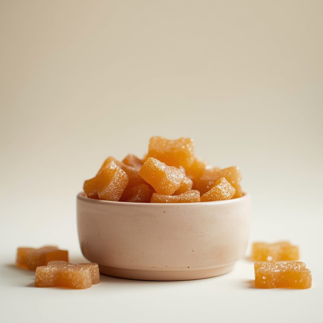 chicken bone broth gummy dog treats