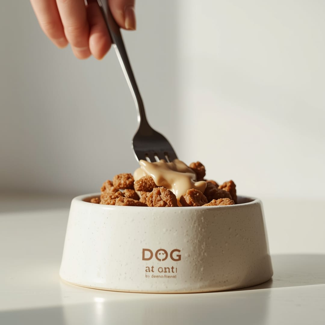 Peanut Butter & Banana Dog Icing 2 dog icing recipe that hardens