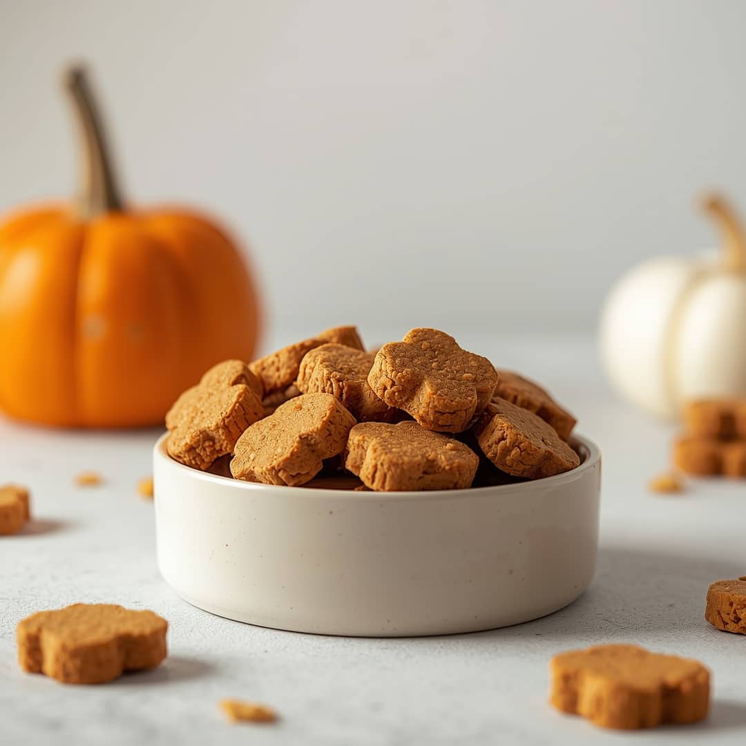 no bake peanut butter pumpkin dog treats