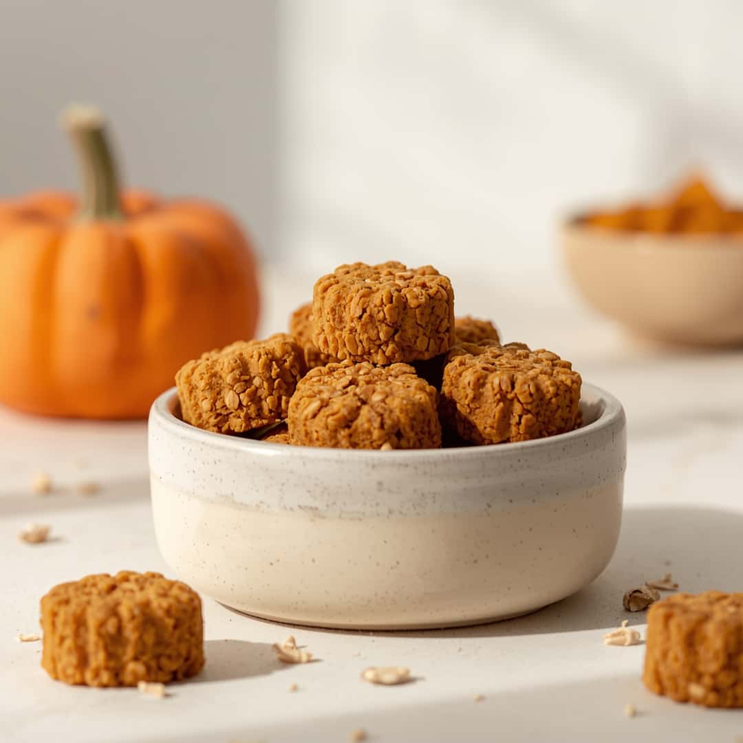 no bake pumpkin oatmeal soft dog treats