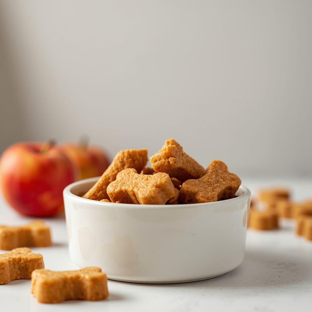 peanut butter applesauce dog treats