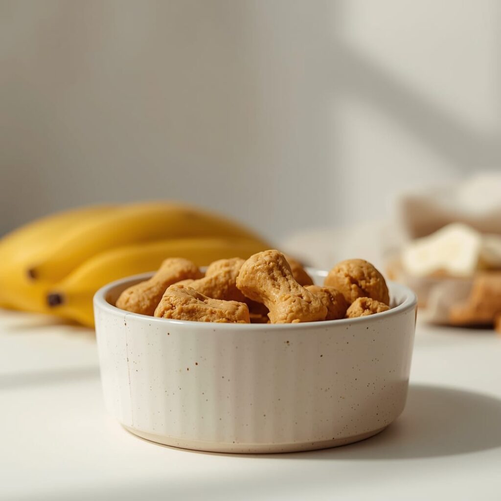 peanut butter banana dog treat recipe