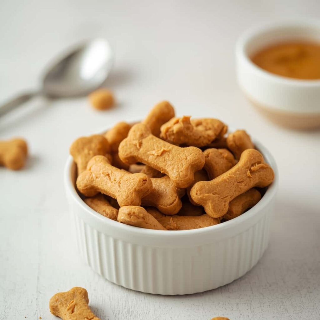peanut butter chicken broth dog treats