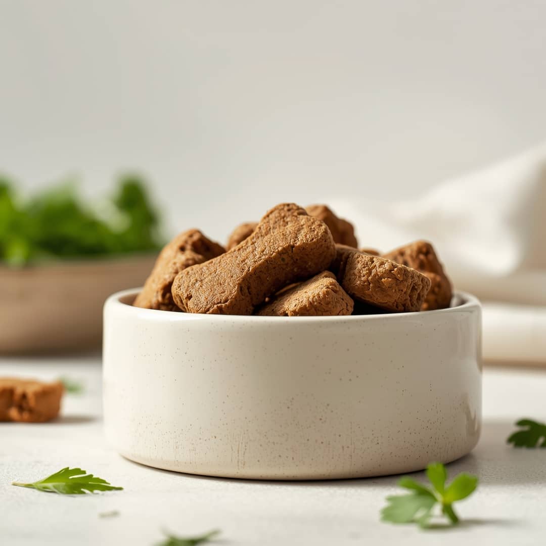 spinach parsley healthy dog treats
