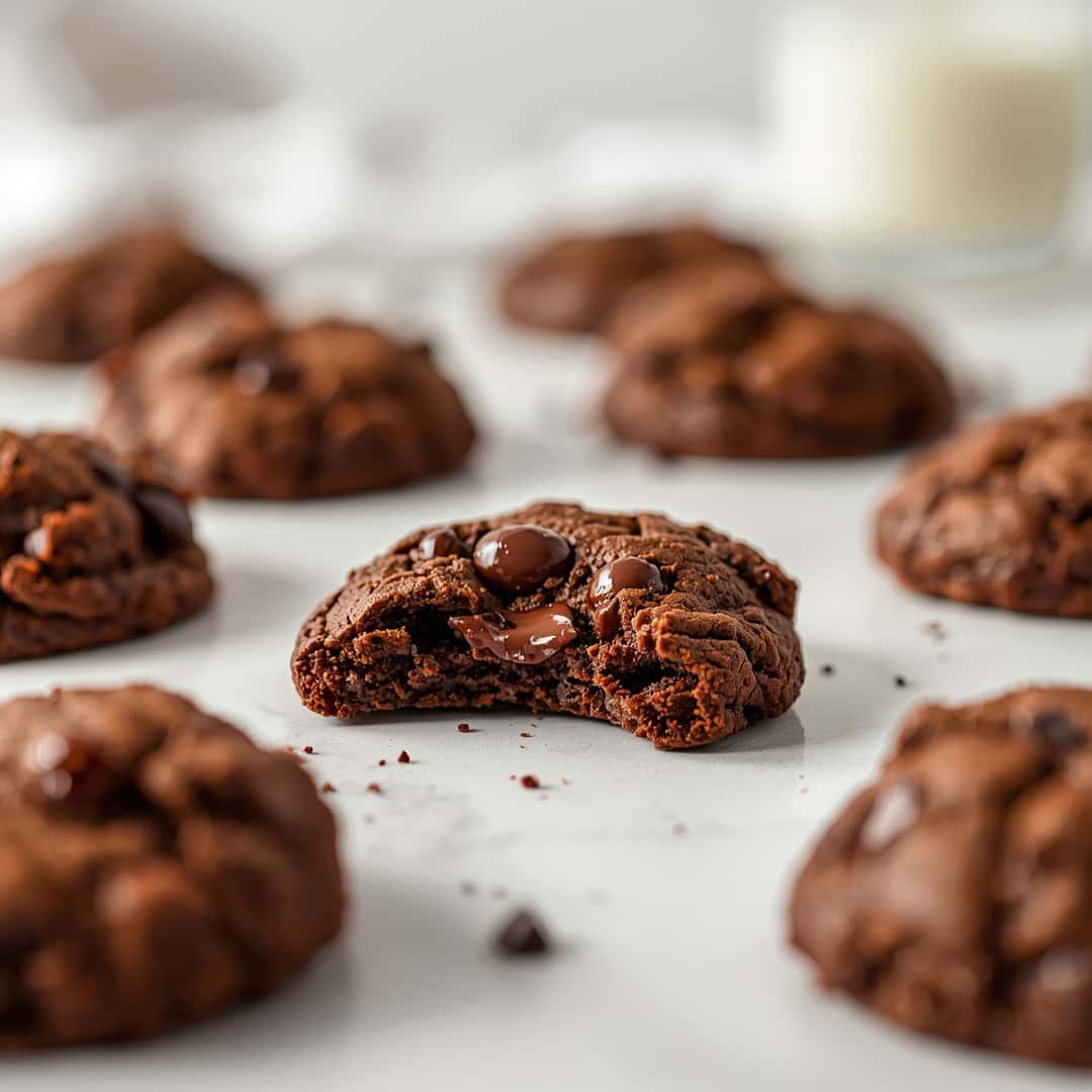 Chewy & Fudgy Brownie Mix Cookies