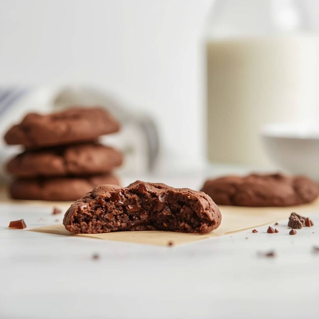 Chewy and Fudgy Brownie Mix Cookies