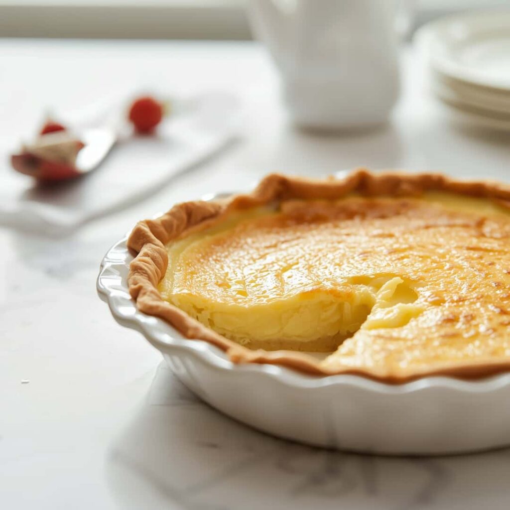 Classic Homestyle Custard Pie