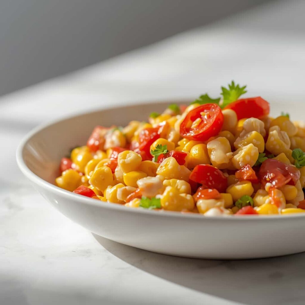 Corn and Rotel Pasta Salad