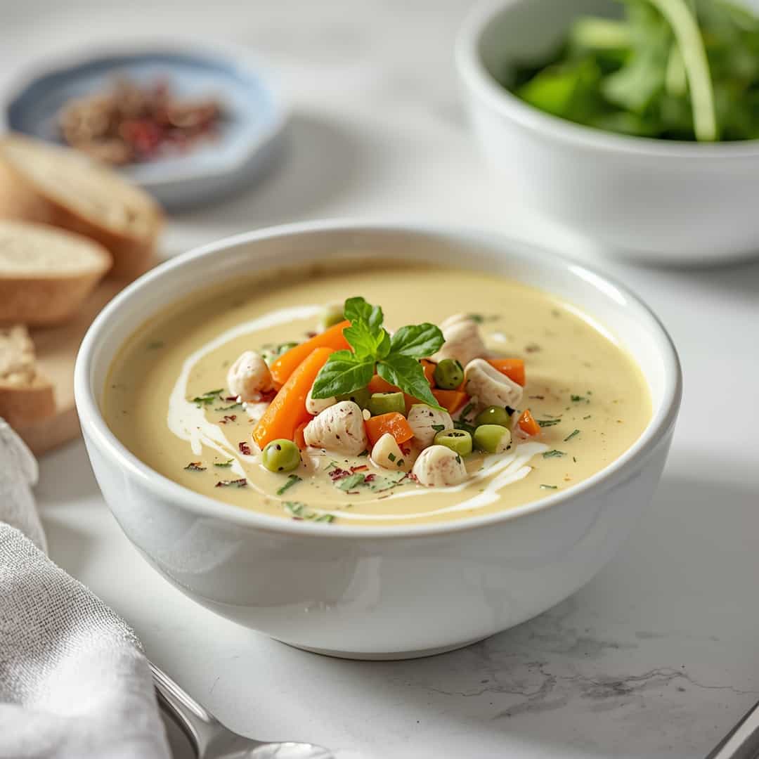 Cream of Spring Vegetable Soup