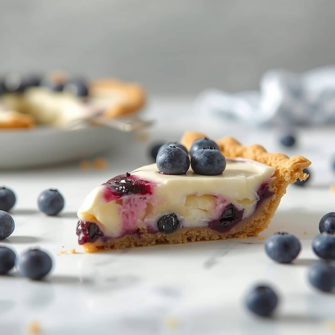 Creamy Lemon Blueberry Pie
