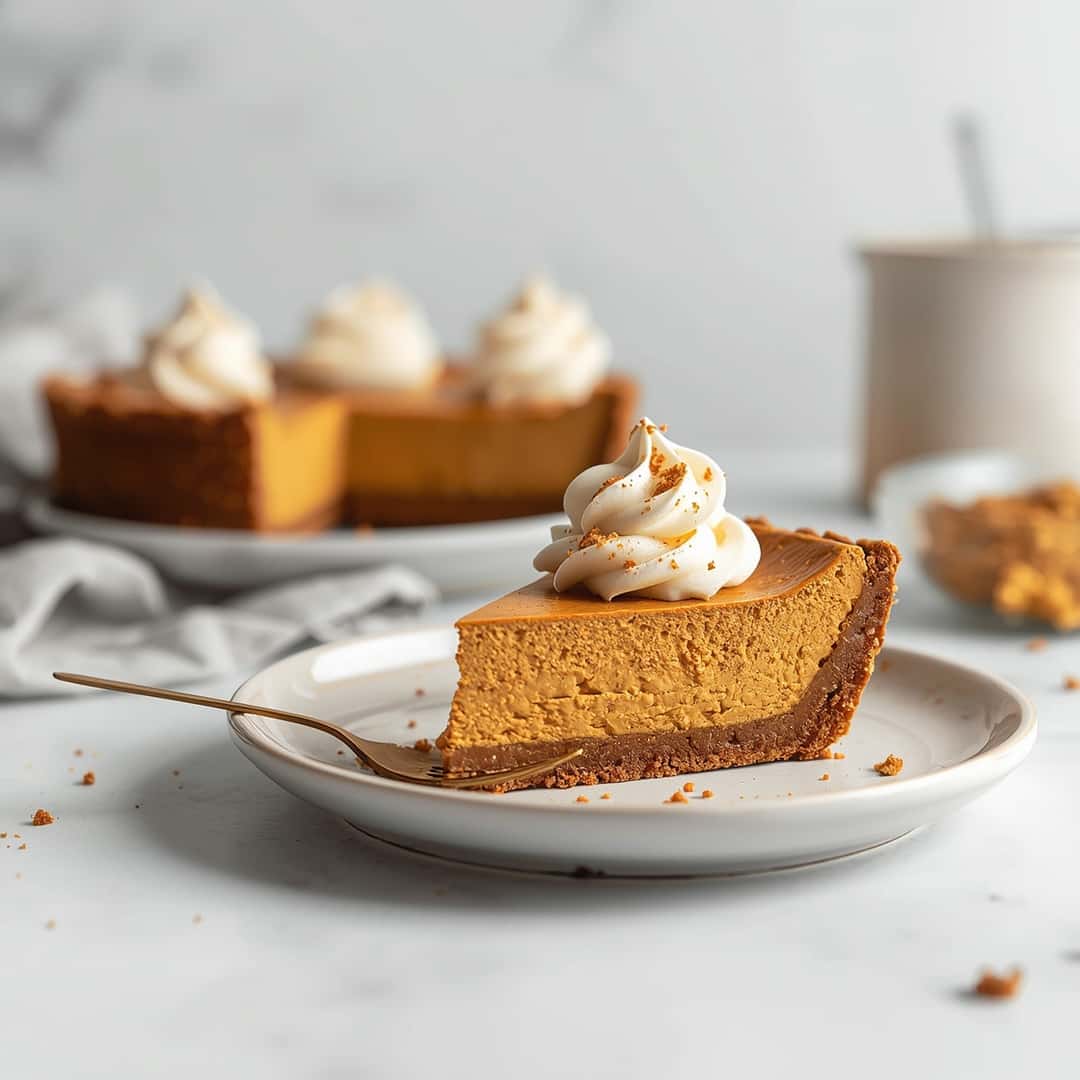 EASY PUMPKIN PIE CHEESECAKE