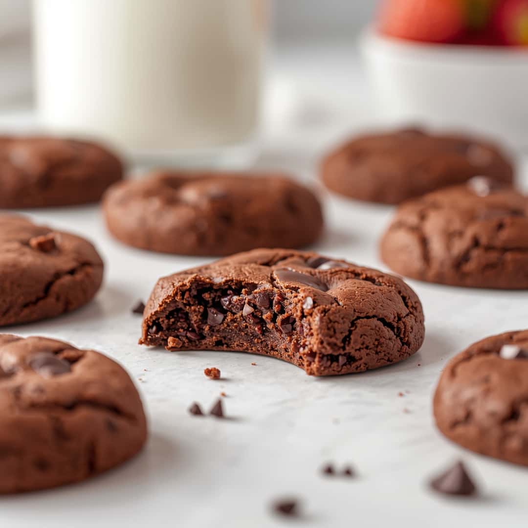 Easy Brownie Mix Cookies 2 Easy Brownie Mix Cookies