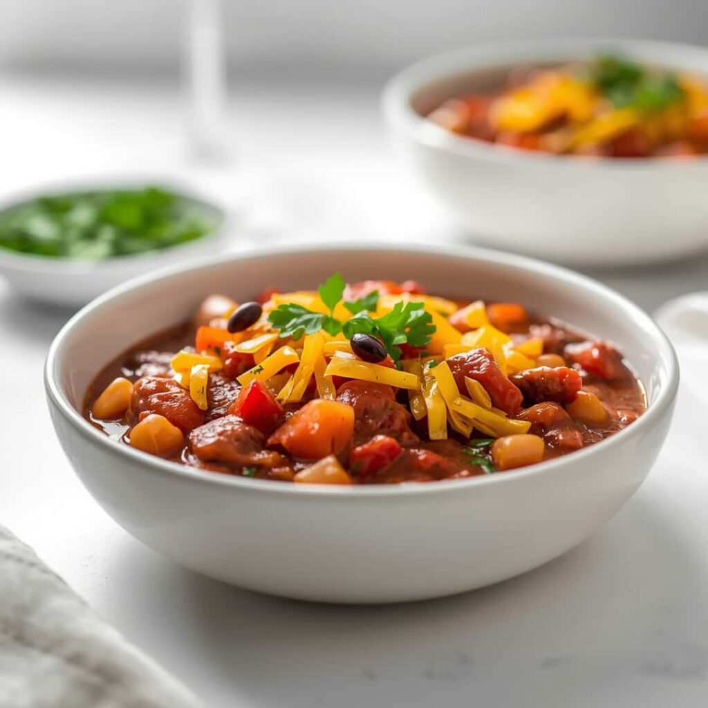 Easy Crockpot Chili With No Tomatoes