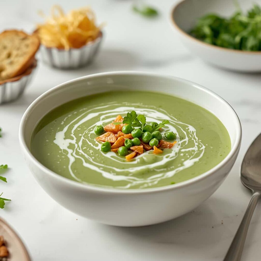Easy Frozen Pea Soup