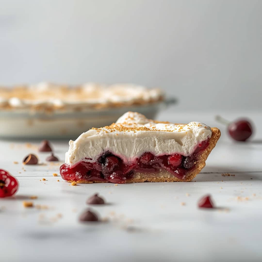 Easy No-Bake Cherry Chocolate Chip Pie