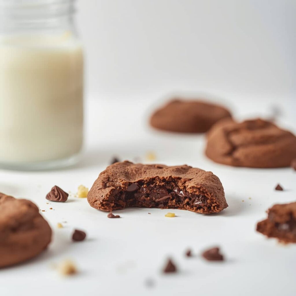 Fudgy Brownie Mix Cookies