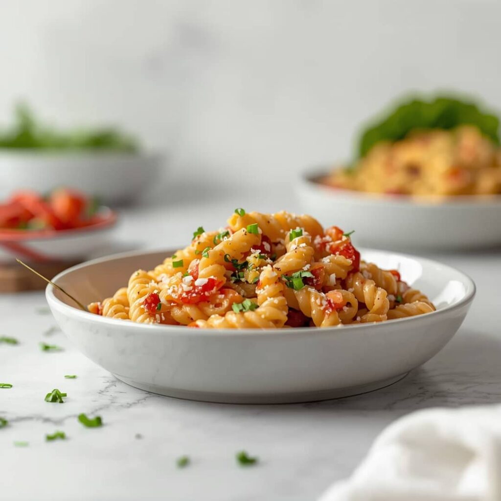 Healthy Creamy Southwest Pasta Salad