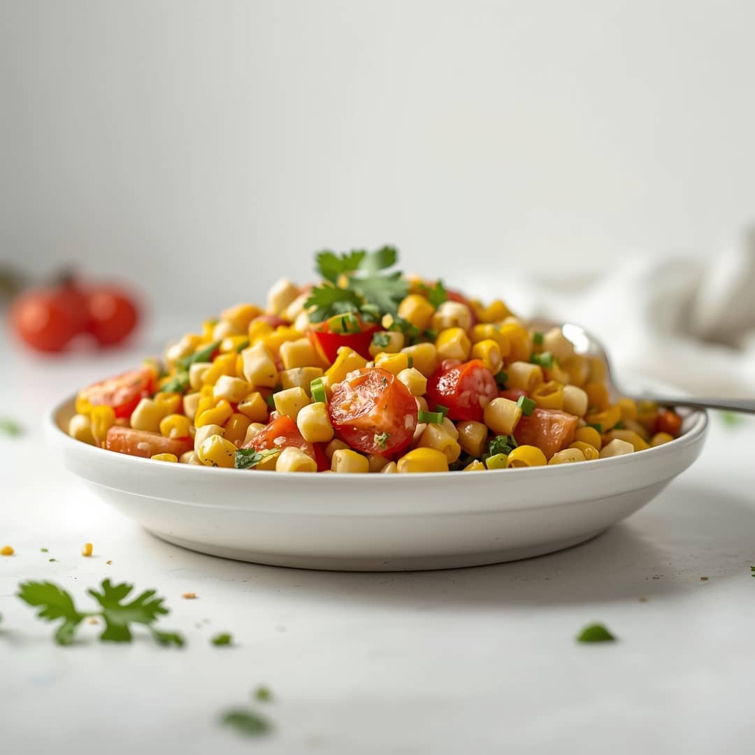 Healthy Mexican Street Corn Pasta Salad