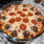 Meat Lovers Pizza Casserole