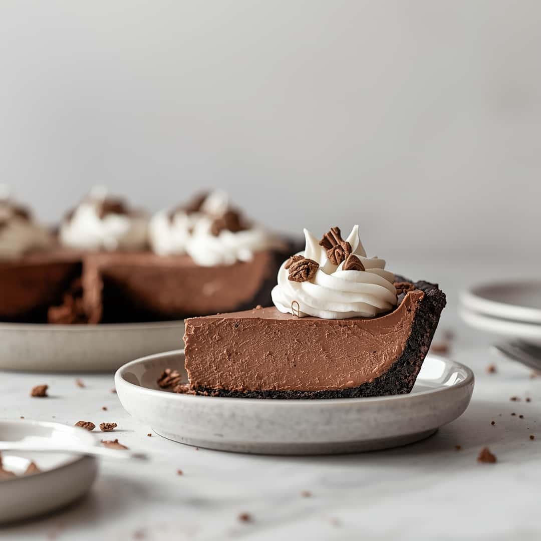 No Bake Chocolate Cream Pie