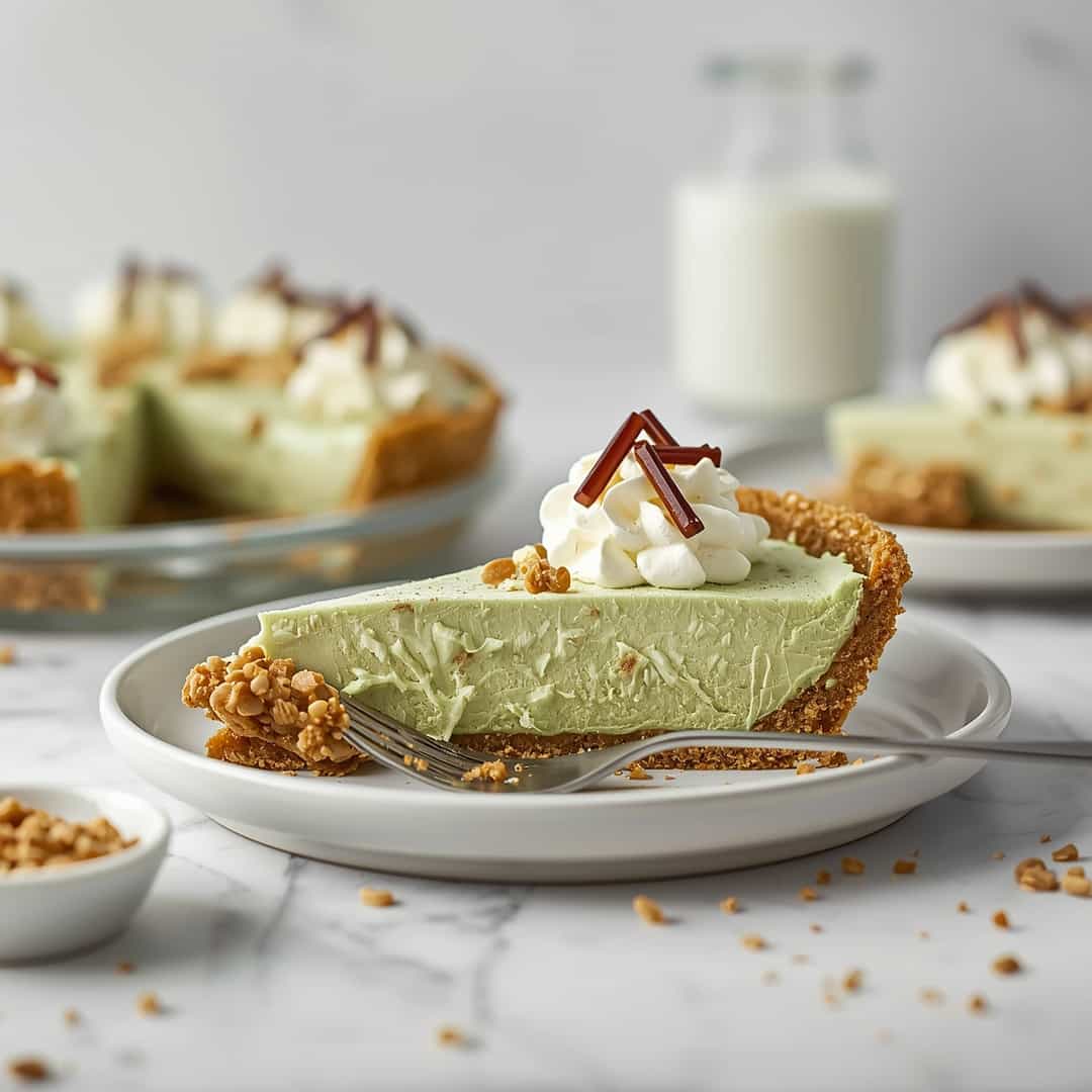 No Bake Grinch Pie
