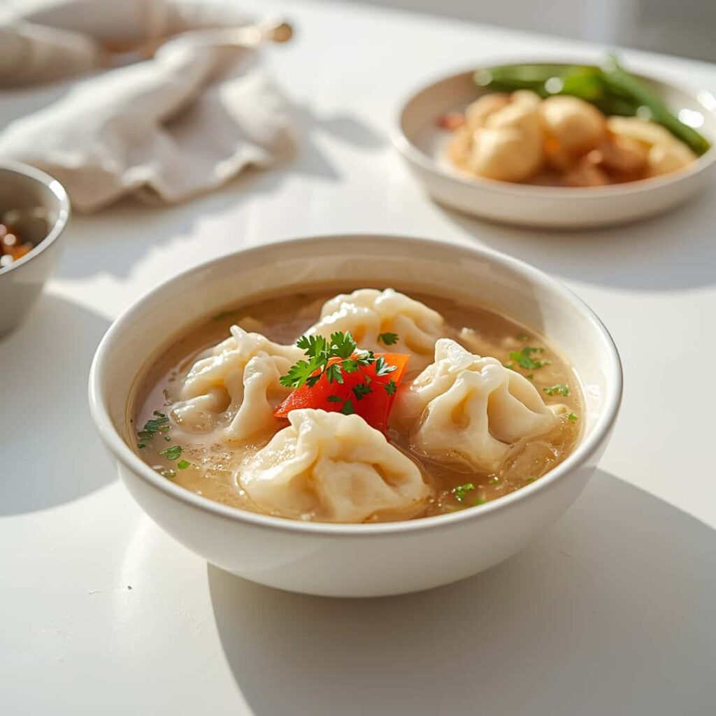 Quick Dumpling Soup