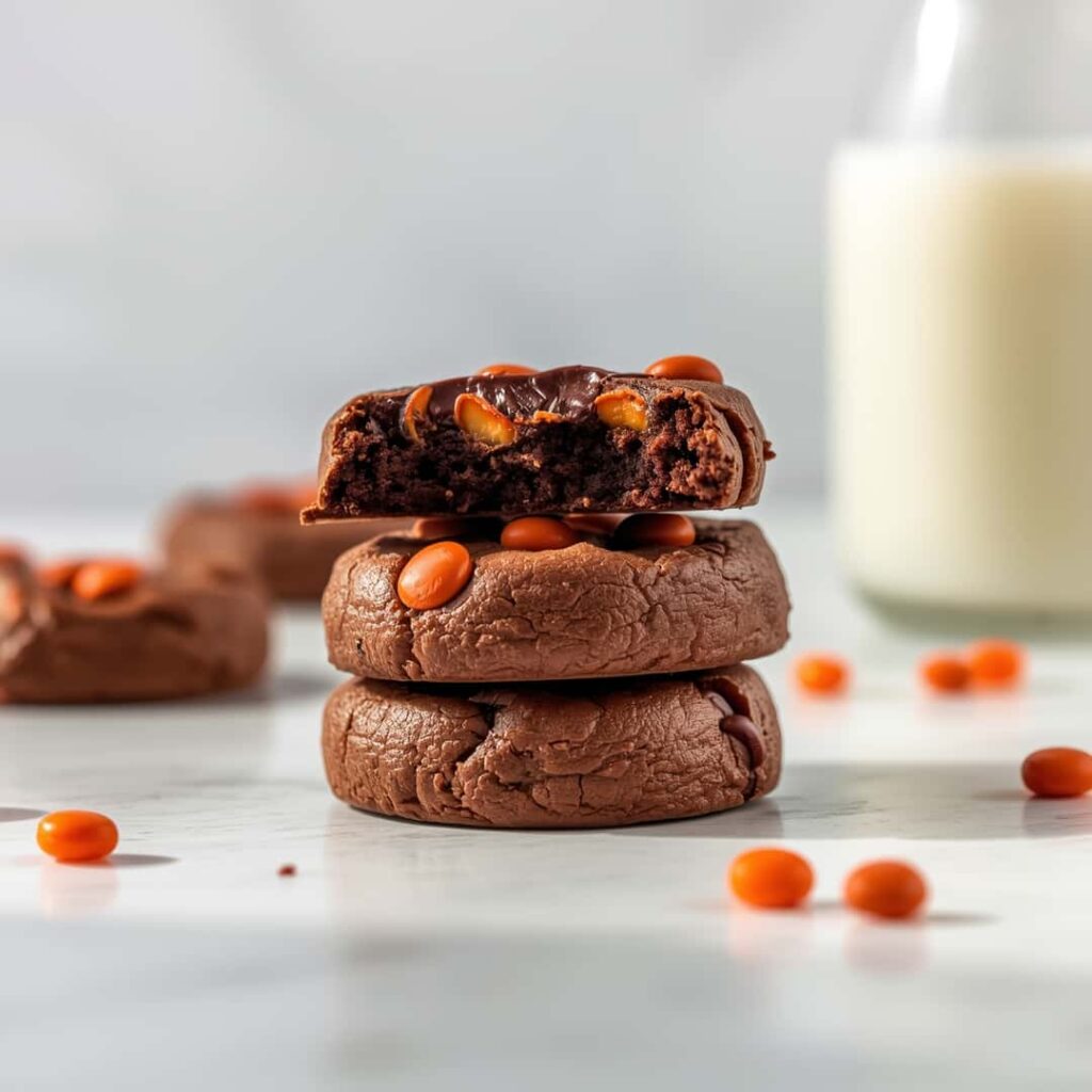 Reese's Brownie Mix Cookies