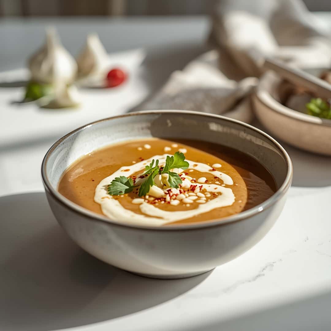 Roasted Garlic Miso Soup