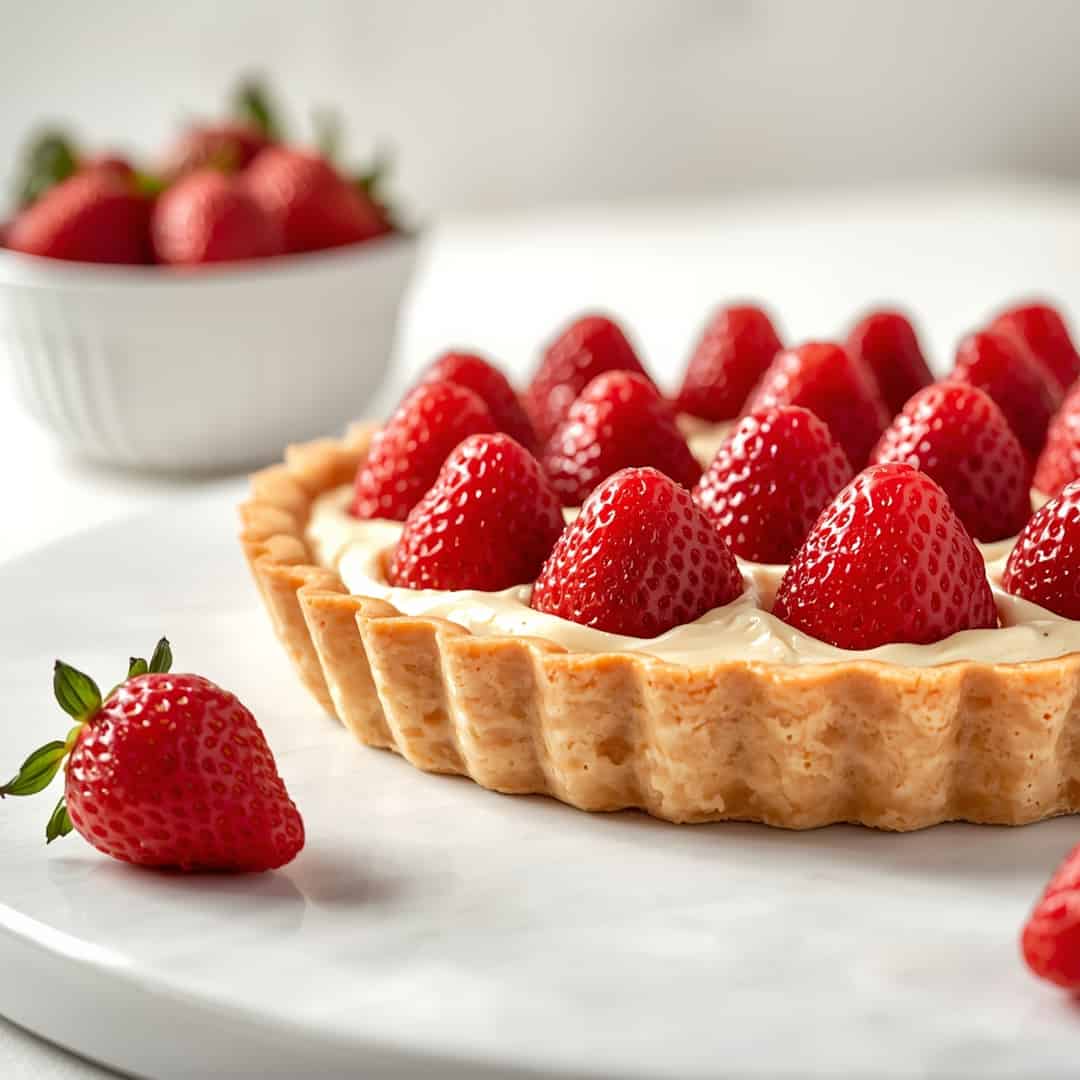 STRAWBERRY CREAM CHEESE PIE