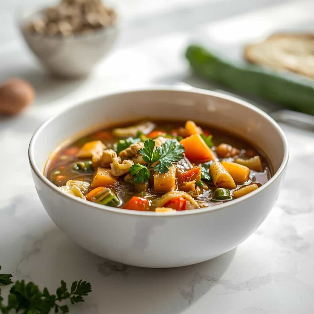 Slow Cooker Green Minestrone