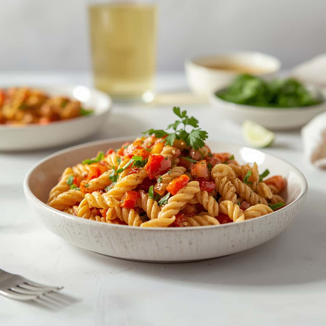 Southwest Pasta Salad with Chipotle Dressing 2 Southwest Pasta Salad with Chipotle Dressing