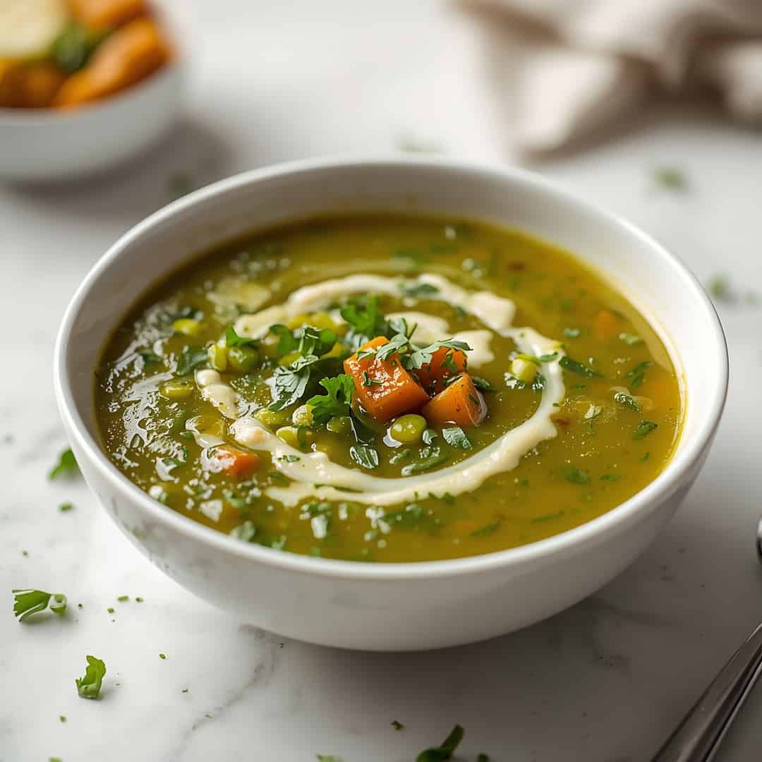 Spring Green Minestrone Soup