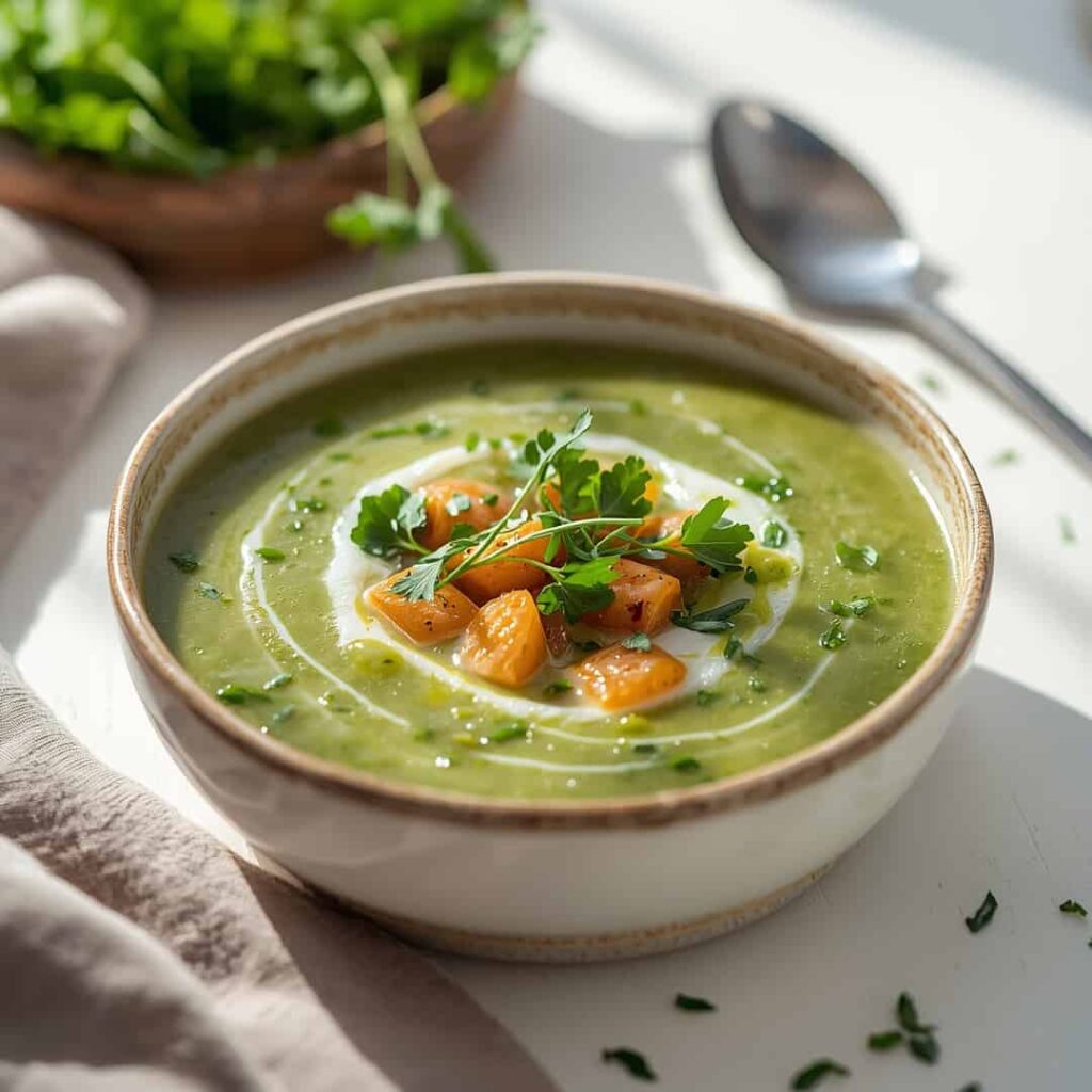 Spring Herbs Soup