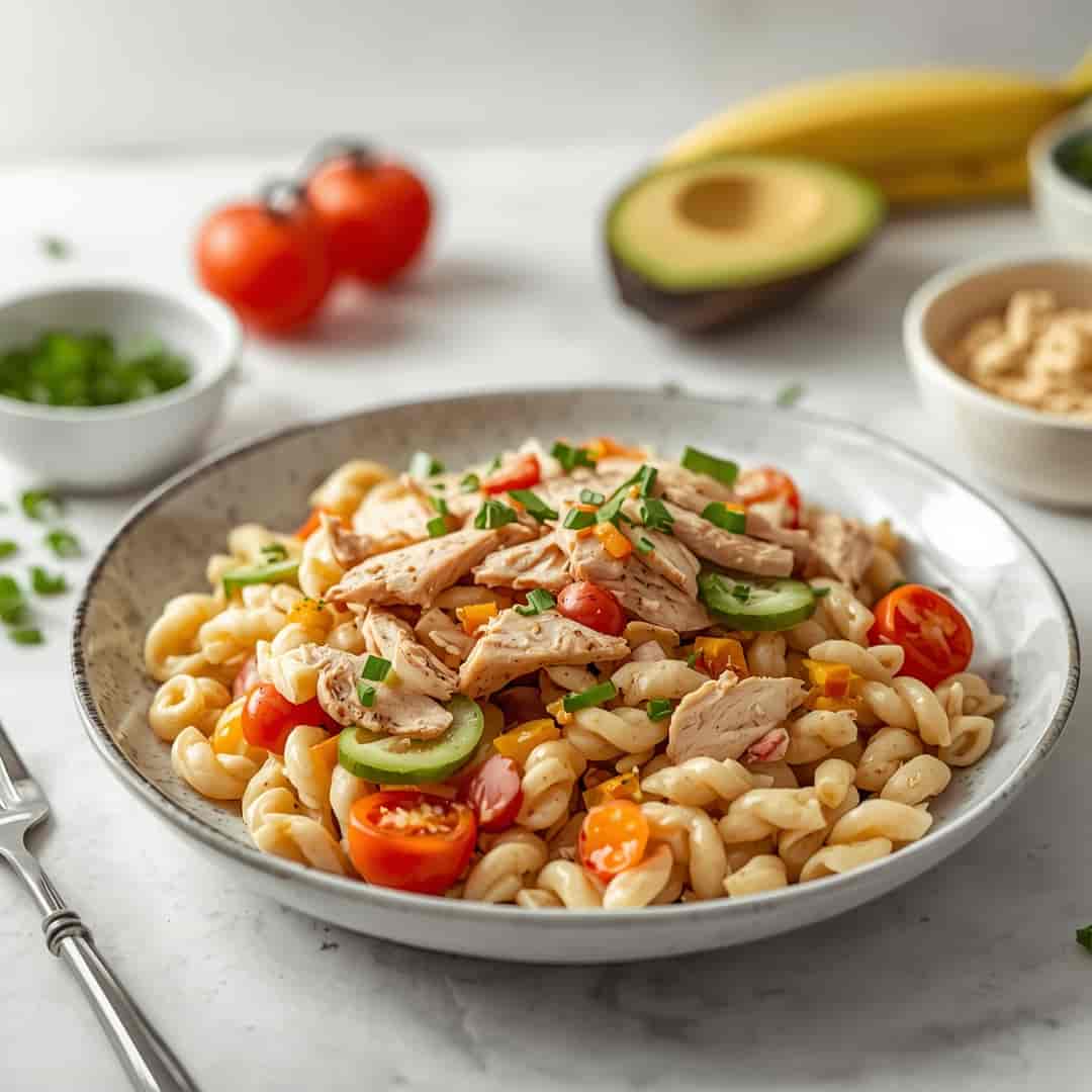 Summery Chicken Pasta Salad