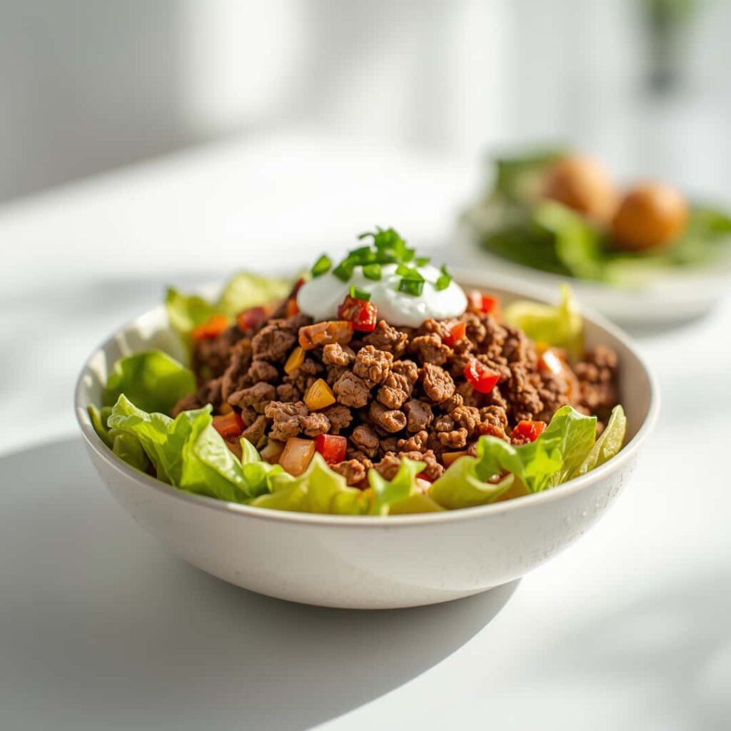 Taco Salad with Ground Beef