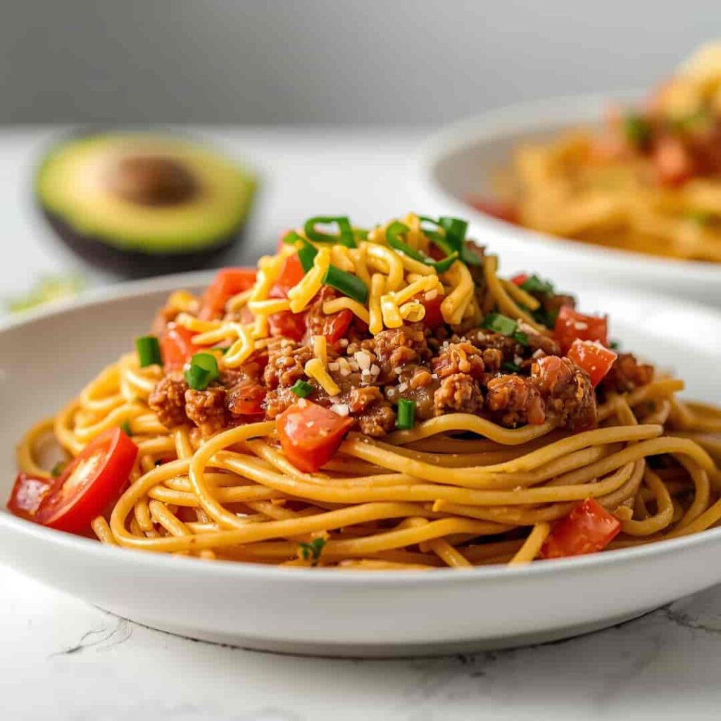 Tex-Mex Taco Spaghetti