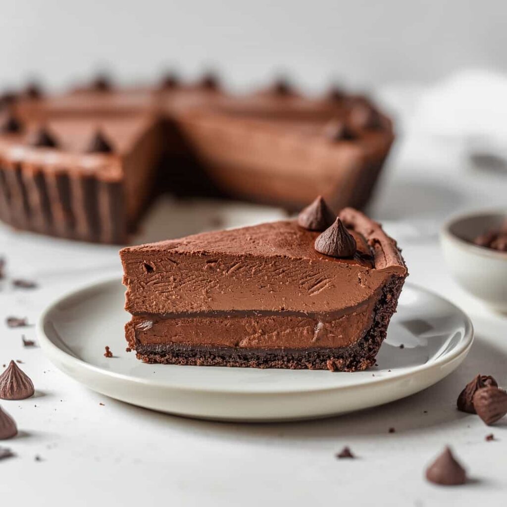 Triple-Layer Chocolate Truffle Pie