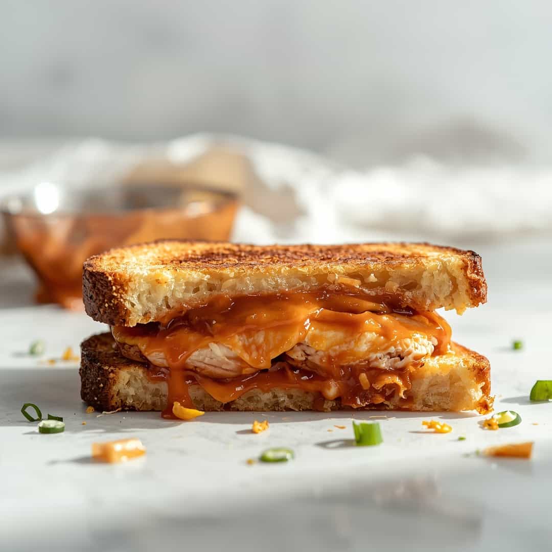 BBQ Chicken Grilled Cheese