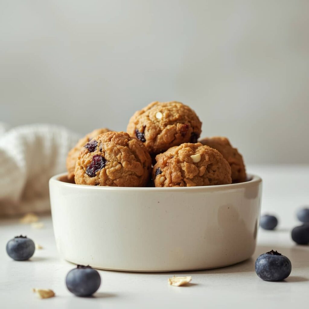 Blueberry Oatmeal Dog Biscuits
