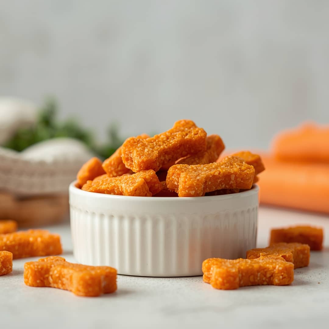 Carrot Applesauce Chewies Homemade Dog Treats