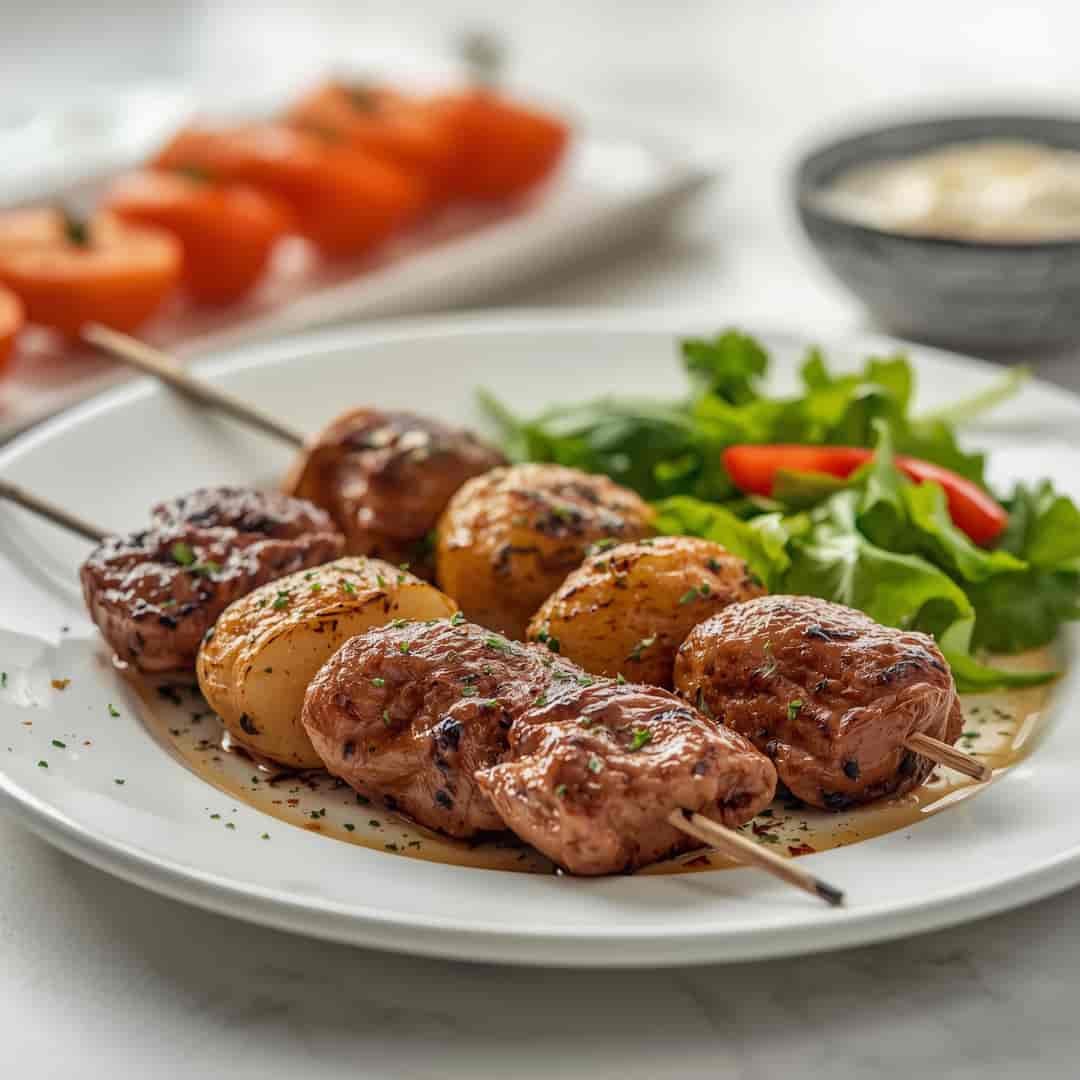 Delicious Grilled Steak and Potato Kabobs