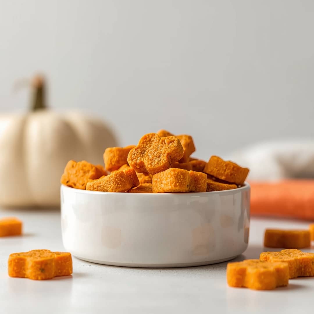 Easy Homemade Pumpkin Carrot Chews Dog Treats