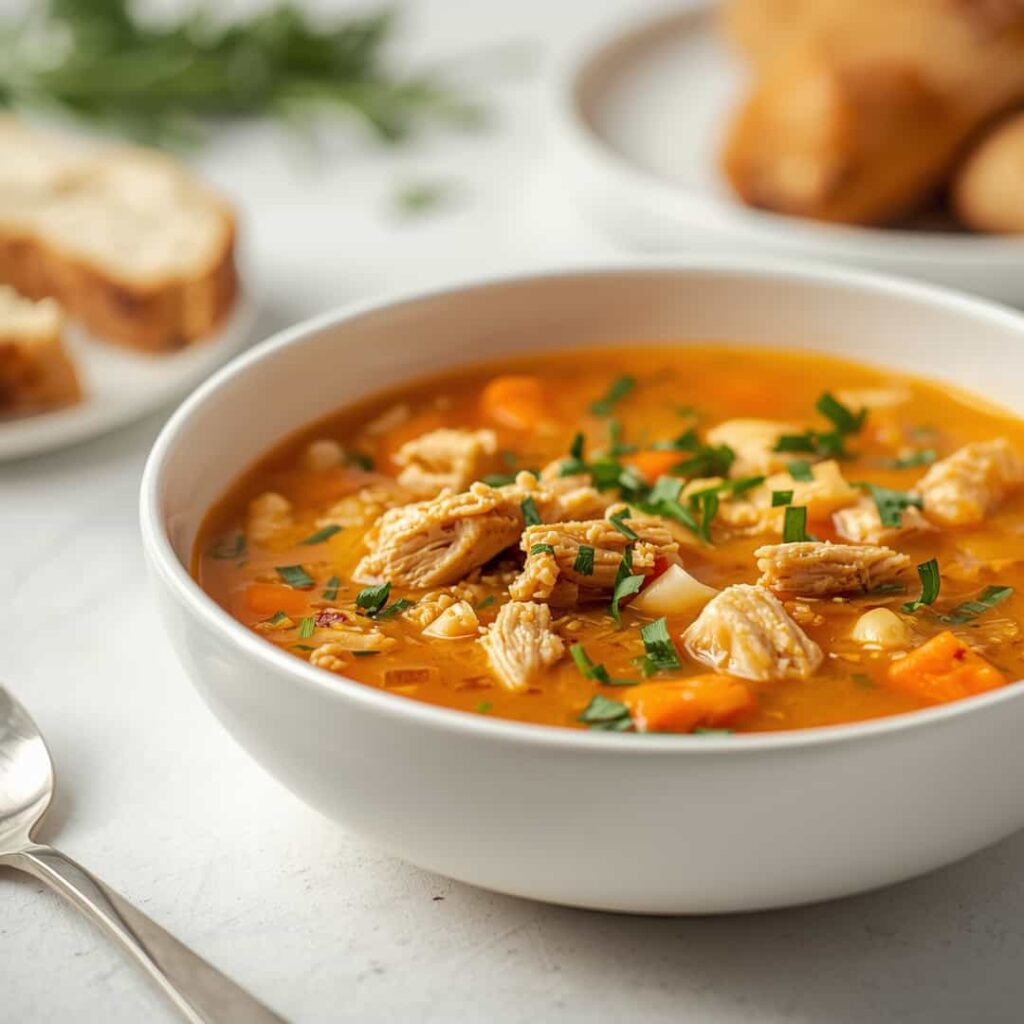 Homemade Chicken Soup for Canning