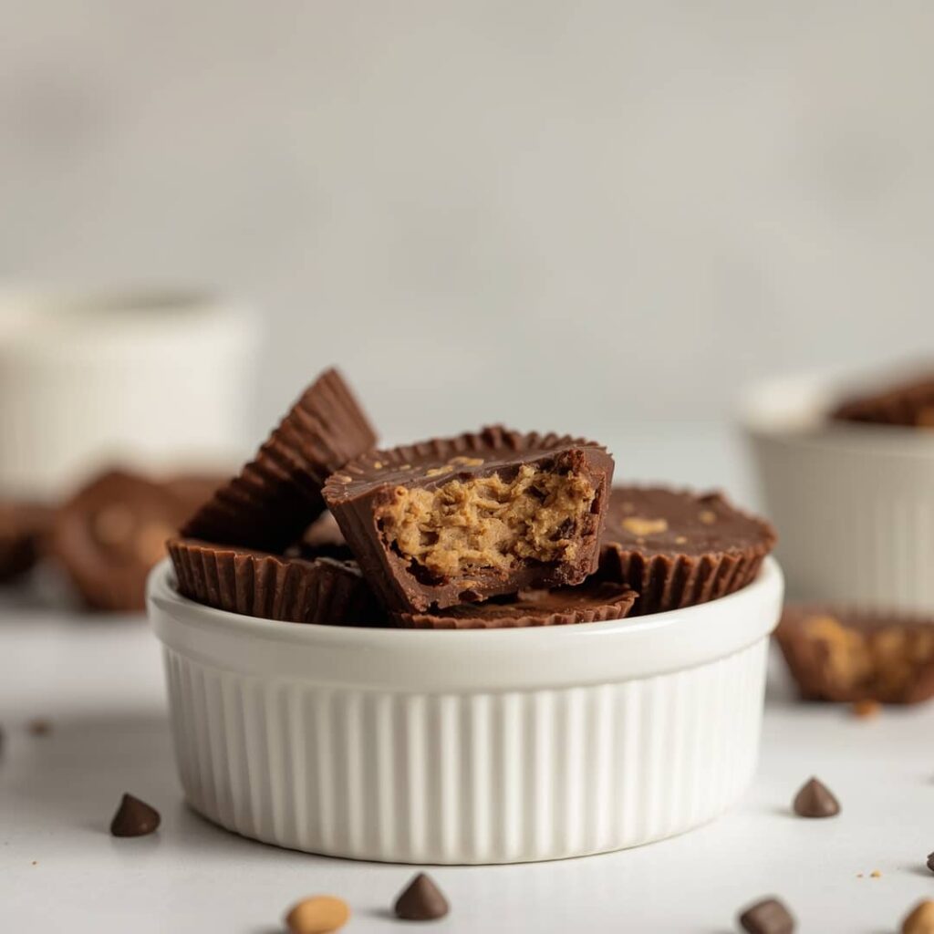 Homemade Peanut Butter Cups for Dogs
