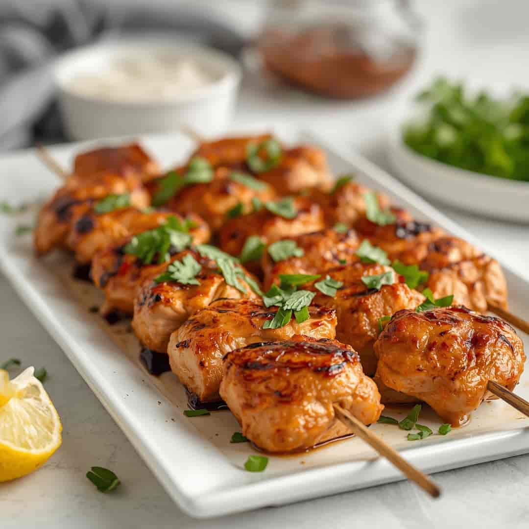 Juiciest Grilled Chicken Kabobs