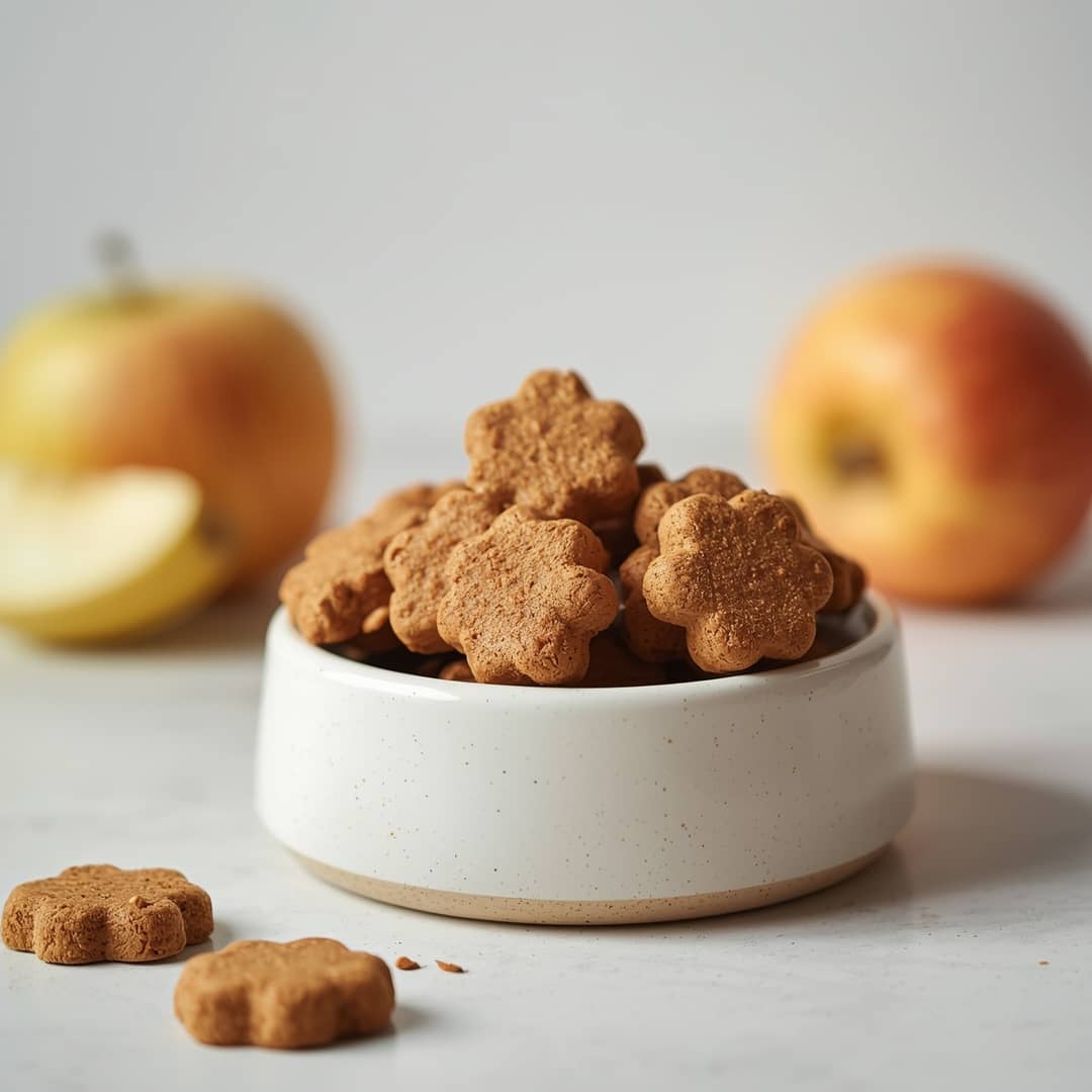 Simple Apple Banana Peanut Butter Dog Treats