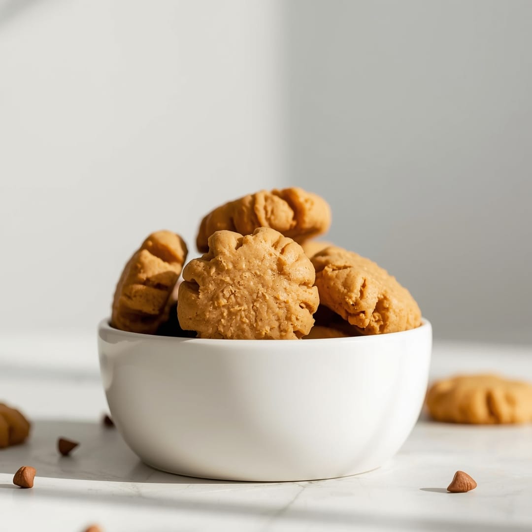 Soft Baked Peanut Butter Dog Cookies